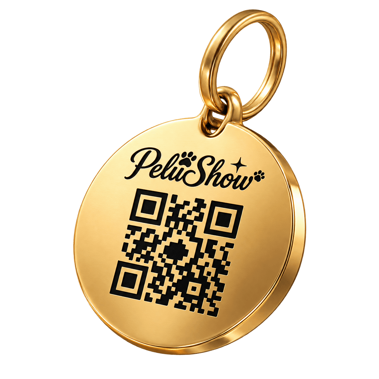 Placa PeluShow con QR